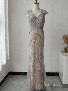 Selinadress Dubai Luxury Mermaid Long Prom Dress Formal Evening Gowns SC079