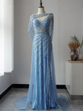 Selinadress Dubai Luxury Pink Long Prom Dress Formal Evening Gowns SC083