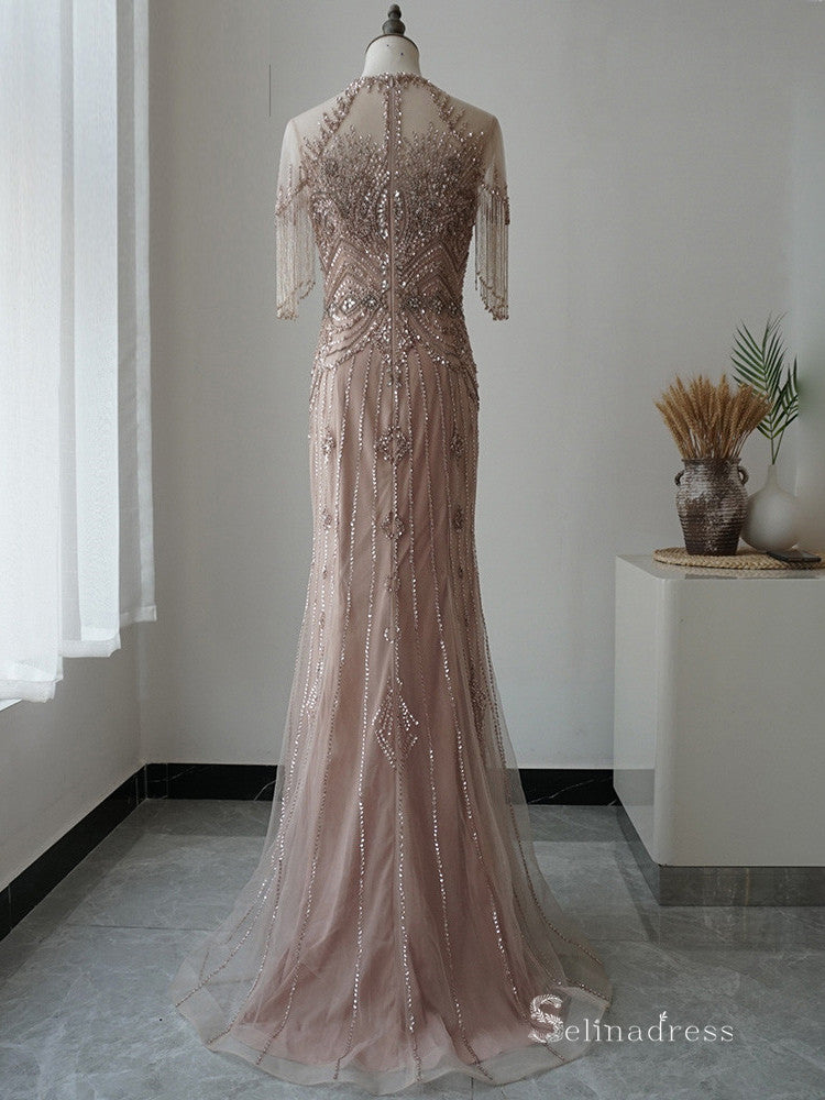 Selinadress Elegant Crystal Tassel Dubai Luxury Prom Dress Formal Even SELINADRESS Selinadress Elegant Crystal Tassel Dubai Luxury Prom Dress Formal Even SELINADRESS