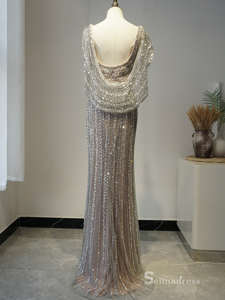 Selinadress Elegant Mermaid Backless Feather Sexy Prom Dress Formal Ev SELINADRESS Selinadress Elegant Mermaid Backless Feather Sexy Prom Dress Formal Ev SELINADRESS