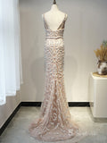 Selinadress Luxury Spaghetti Straps Prom Dress Elegant Evening Dress Formal Gown SC100