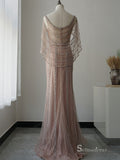 Selinadress Mermaid Beauta Dubai Luxury Rhinestone Prom Dress Formal Evening Gowns SC056