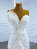 Selinadress Mermaid Strapless Butterfly Decoration Wedding Dress Satin Bridal Gowns SPL67188|Selinadress