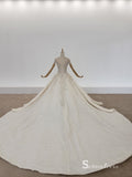 Selinadress Off-the-shoulder Crystal Wedding Dress Shiny Dream Wedding Gowns SDW012