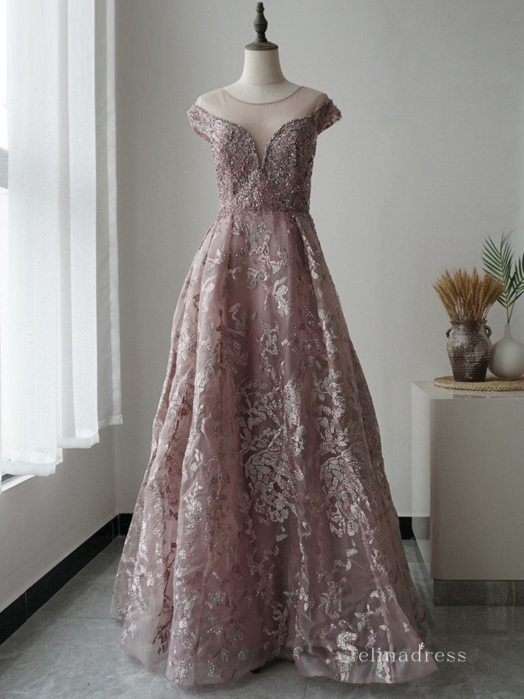 Selinadress Unique Black Embroidery Beaded Long Prom Dress Formal Even SELINADRESS Selinadress Unique Black Embroidery Beaded Long Prom Dress Formal Even SELINADRESS