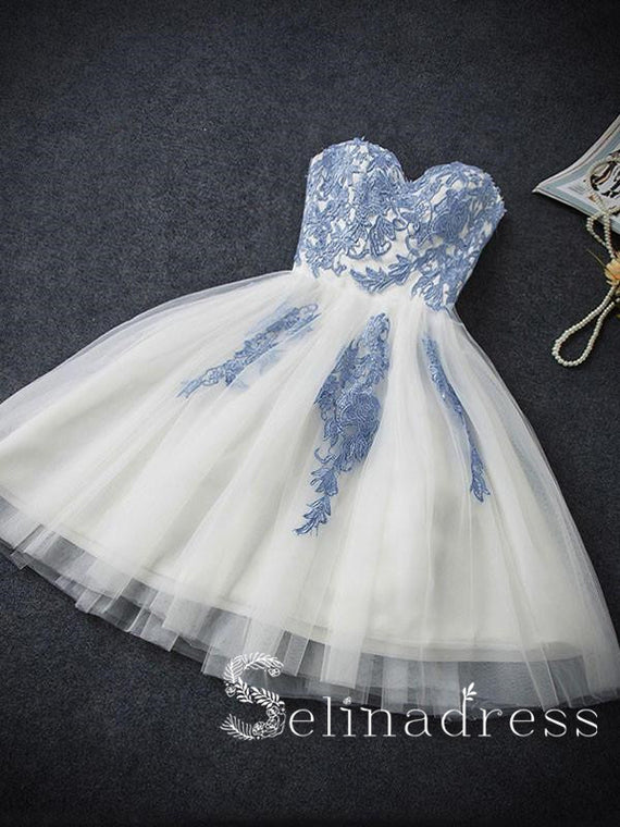 y2k homecoming dresses A-Line Ruches Short Homecoming Dresses With Lace Appliques, Hot Sellin –  cherishgirls